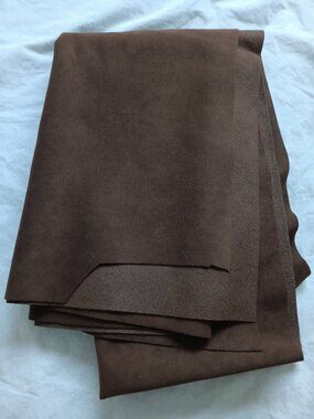 ULTRASUEDE fabric chocolate brown sueded - 32" x 56" piece